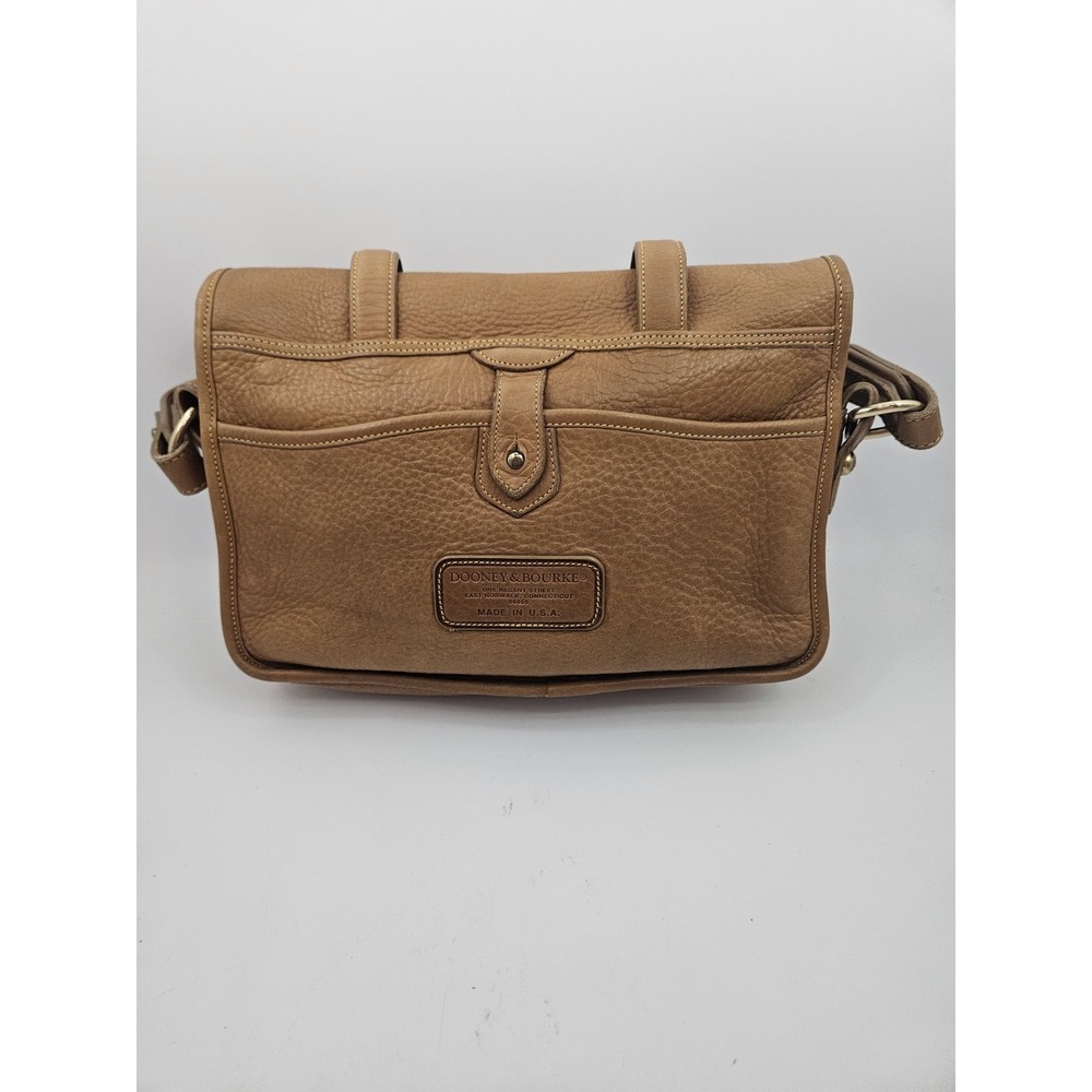 Vintage Dooney & Bourke Honey Pebbled Leather Shoulder Bag U109. - Picture 14 of 15